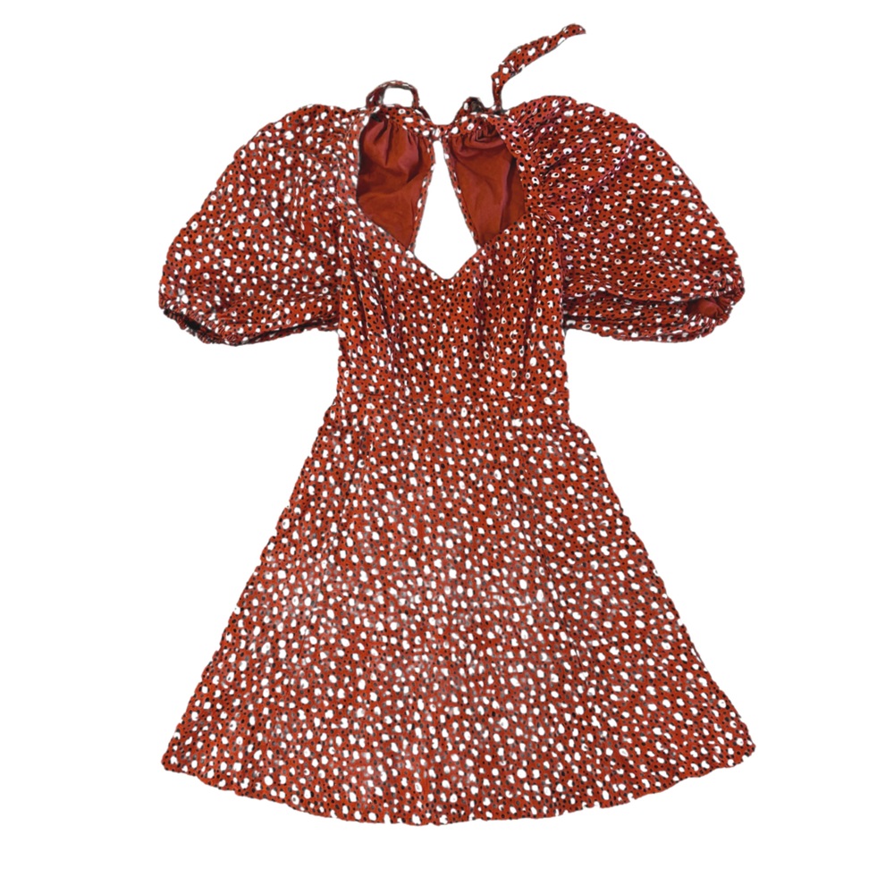 ANTHROPOLOGIE Brand:‎ The Odell’s Ariel Puff Sleeve Mini Dress - Picture 3 of 6